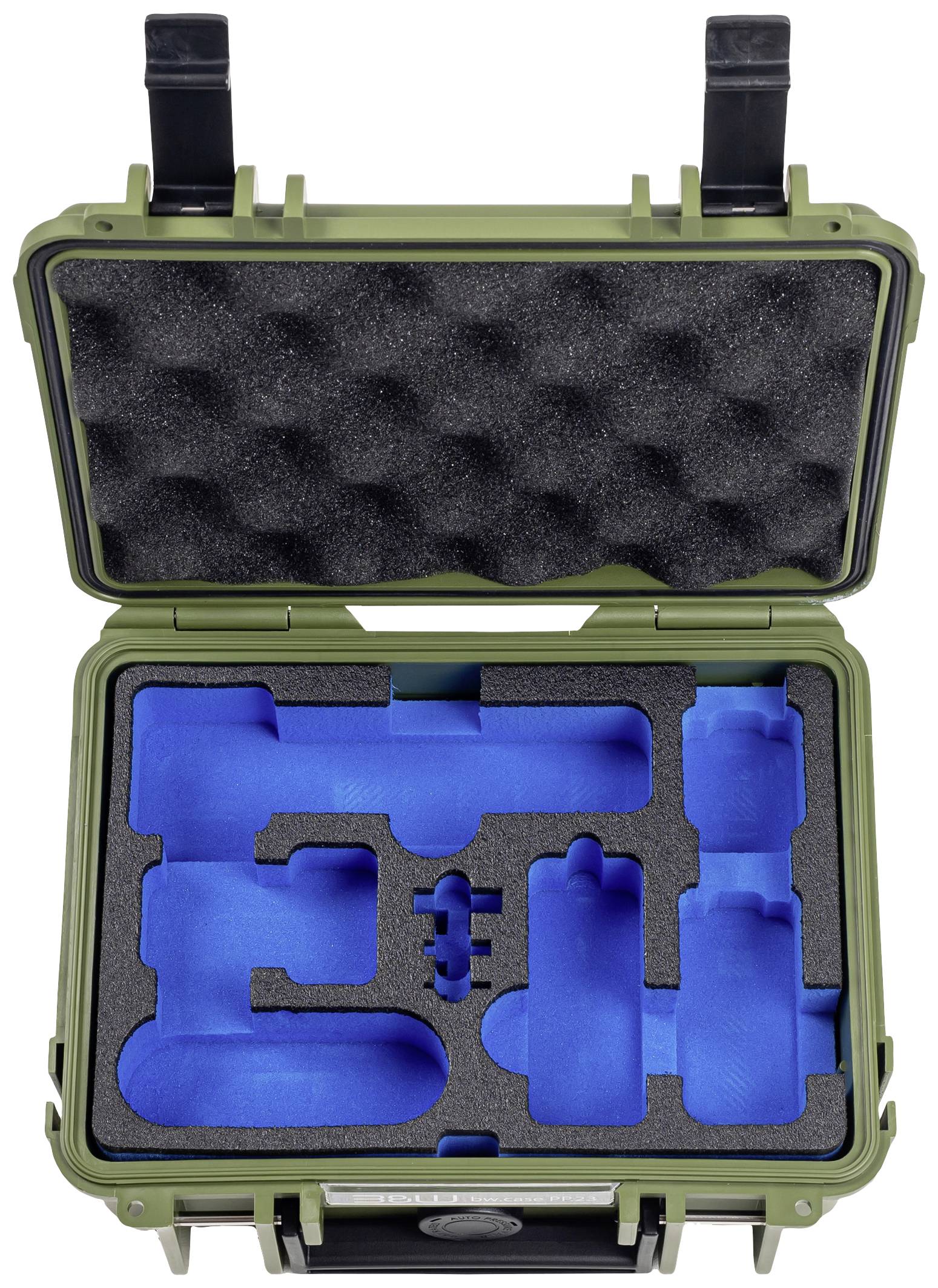 B & W International Outdoor Koffer Typ 500 2.3l (B x H x T) 230 x 180 x 90mm Bronze-Grün (matt) PP.23.BG.Pocket3