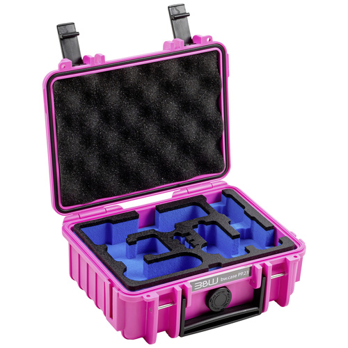 B & W International Outdoor Koffer Typ 500 2.3l (B x H x T) 230 x 180 x 90mm Pink PP.23.PI.Pocket3