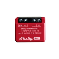 Shelly 1PM Mini Gen3 Schalt-Messaktor Wi-Fi, Bluetooth Shelly 1PM Mini Gen3 Schalt-Messaktor Wi-Fi, Bluetooth