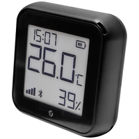 Shelly H&T Gen 3 Matte Black Funk-Temperatursensor, -Luftfeuchtesensor Bluetooth, Wi-Fi Shelly H&T Gen 3 Matte Black Funk-Temperatursensor, -Luftfeuchtesensor Bluetooth, Wi-Fi