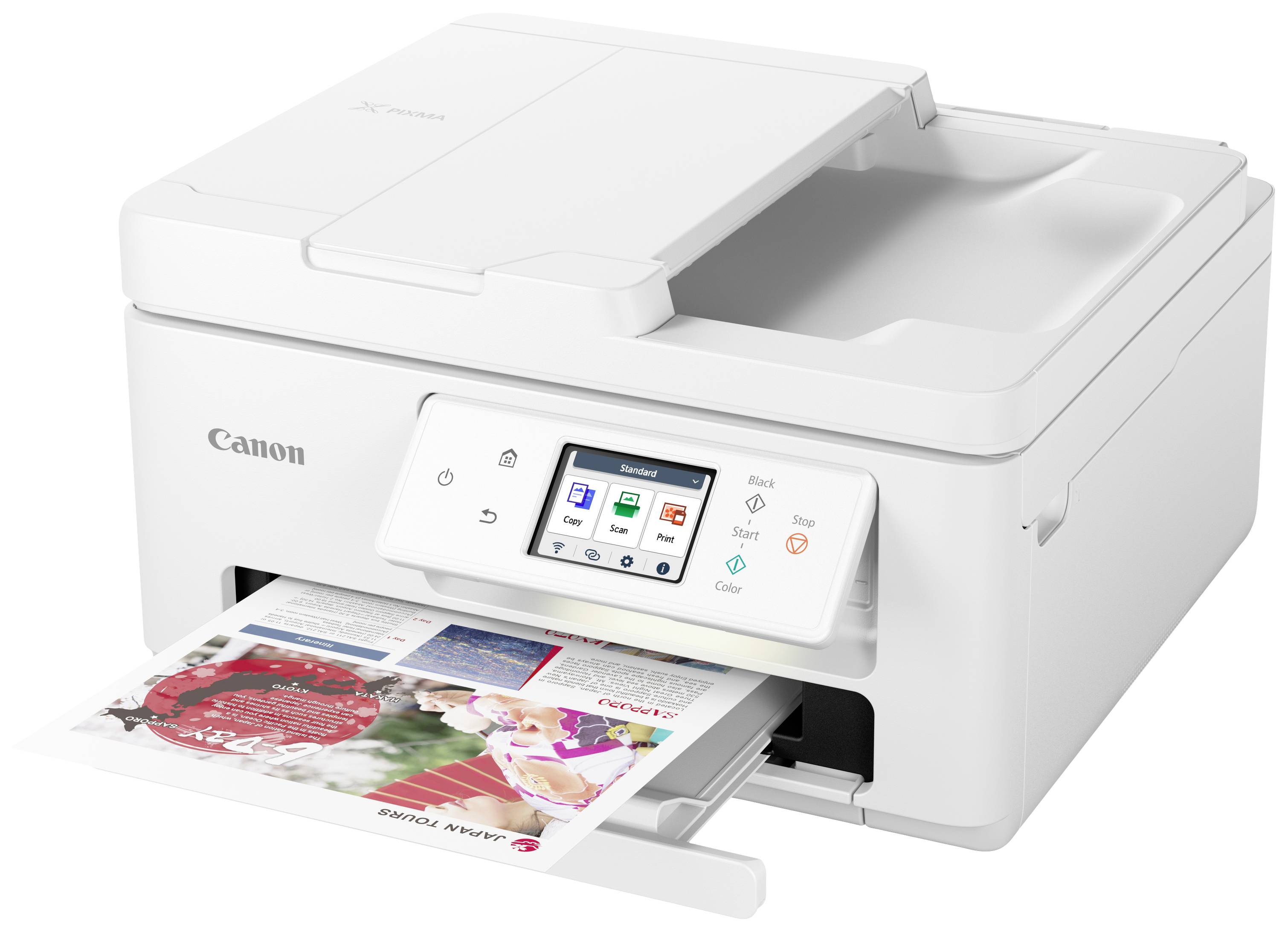Canon PIXMA TS7750i Multifunktionsdrucker Tintenstrahl Farbe A4 Drucker, Scanner, Kopierer ADF, Duplex, WLAN, USB
