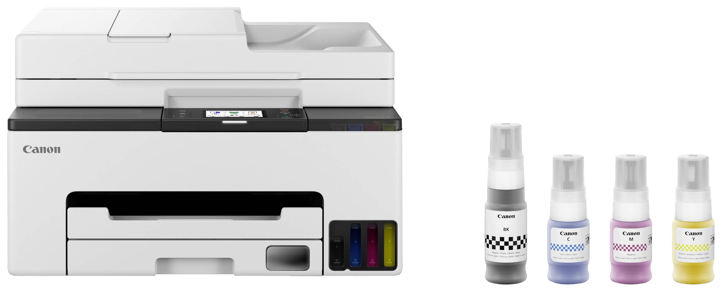 Canon MAXIFY GX2050 Multifunktionsdrucker Tintenstrahl Farbe A4 Drucker, Scanner, Kopierer, Fax ADF, Duplex, LAN, USB, WLAN, Tintentank-System