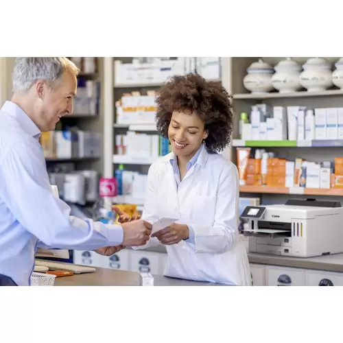 Canon MAXIFY GX5550 Drucker Tintenstrahl Farbe A4 Duplex, LAN, USB, WLAN, Tintentank-System Canon MAXIFY GX5550 Drucker Tintenstrahl Farbe A4 Duplex, LAN, USB, WLAN, Tintentank-System