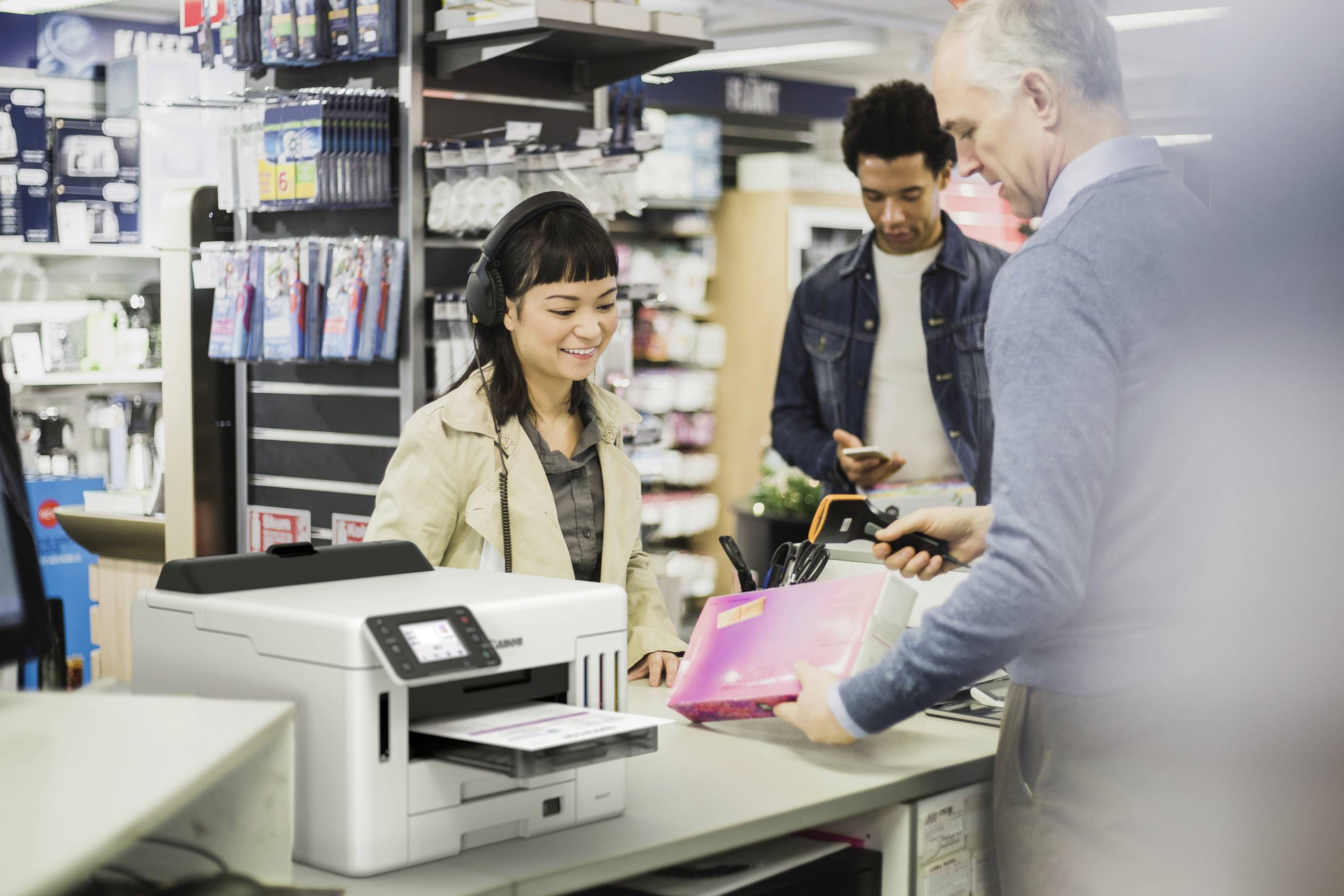 Canon MAXIFY GX5550 Drucker Tintenstrahl Farbe A4 Duplex, LAN, USB, WLAN, Tintentank-System