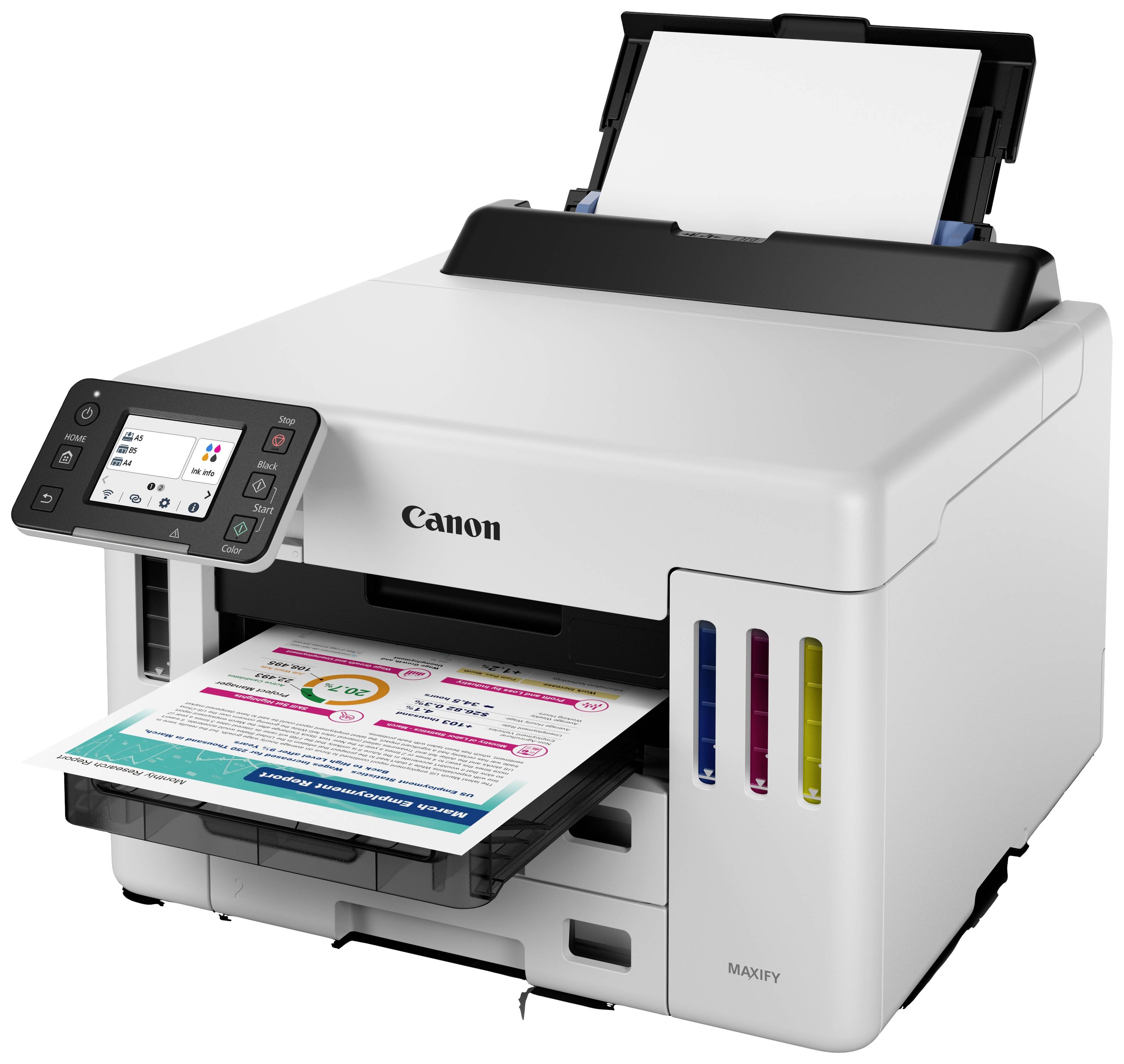 Canon MAXIFY GX5550 Drucker Tintenstrahl Farbe A4 Duplex, LAN, USB, WLAN, Tintentank-System