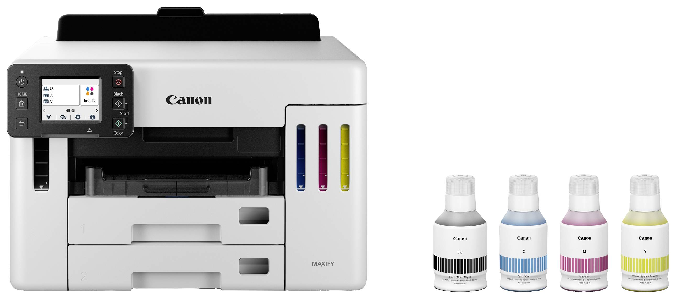 Canon MAXIFY GX5550 Drucker Tintenstrahl Farbe A4 Duplex, LAN, USB, WLAN, Tintentank-System