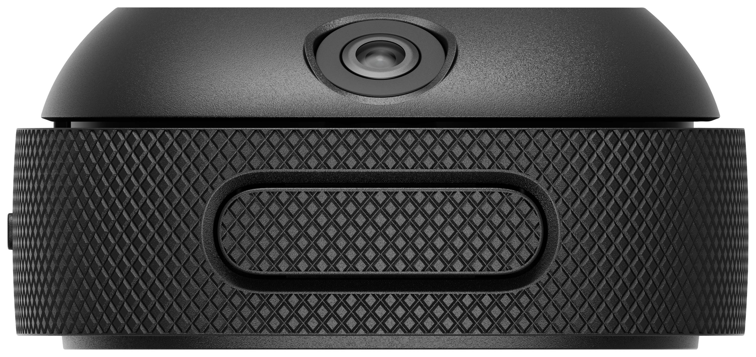 Smartwatch mit strukturiertem Armband, seitlicher Taste und Sensor an der Oberseite.