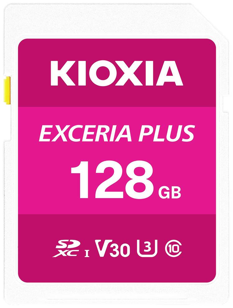 Kioxia EXCERIA PLUS SDXC-Karte 128 GB UHS-I, v30 Video Speed Class