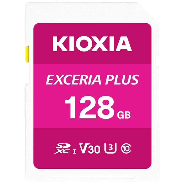 Kioxia EXCERIA PLUS SDXC-Karte 128GB UHS-I, v30 Video Speed Class Kioxia EXCERIA PLUS SDXC-Karte 128GB UHS-I, v30 Video Speed Class