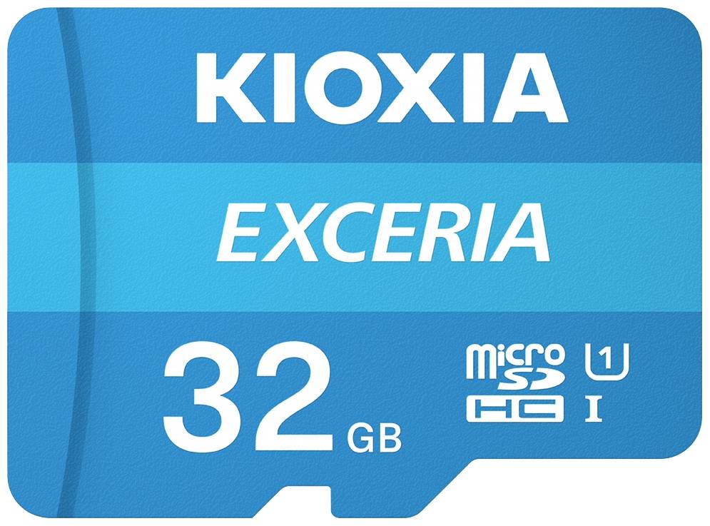 Kioxia EXCERIA microSDHC-Karte 32 GB UHS-I stoßsicher, Wasserdicht