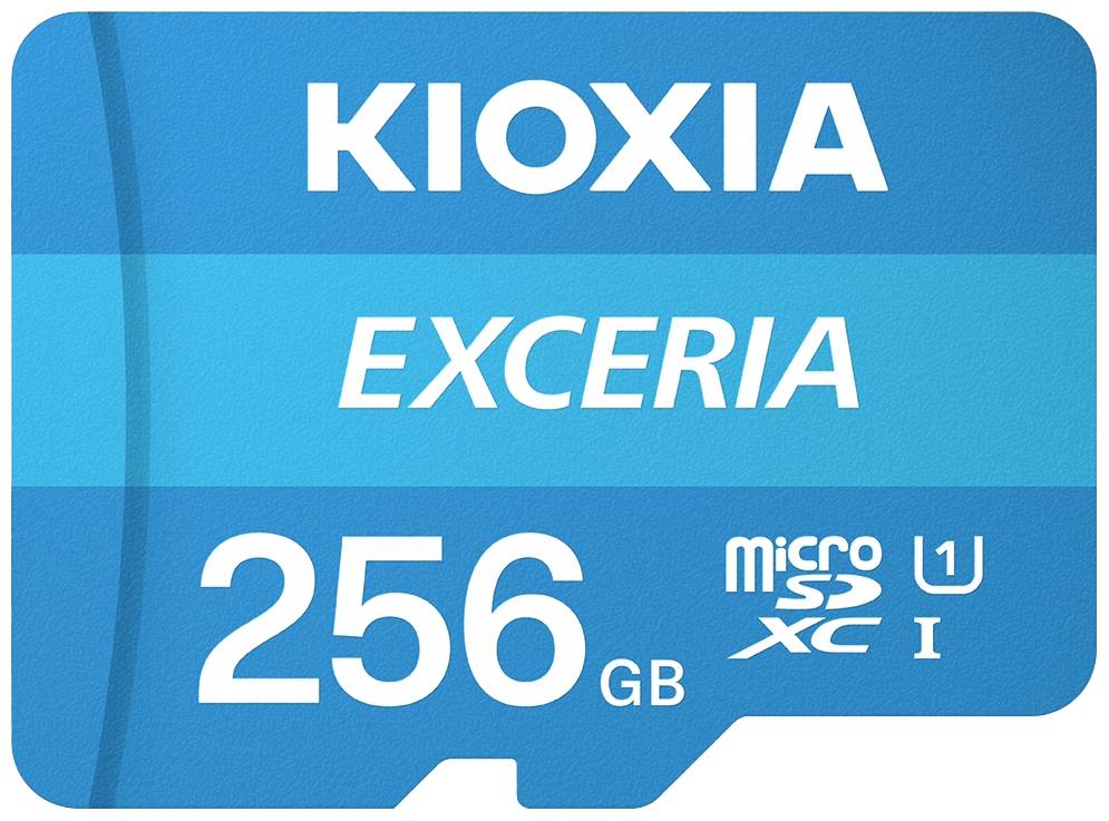 Kioxia EXCERIA microSDXC-Karte 256GB UHS-I stoßsicher, Wasserdicht