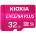 Kioxia EXCERIA PLUS microSDHC-Karte 32 GB A1 Application Performance Class, UHS-I, v30 Video Speed