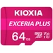 Kioxia EXCERIA PLUS microSDXC-Karte 64GB A1 Application Performance Class, UHS-I, v30 Video Speed Class A1-Leistungsstandard Kioxia EXCERIA PLUS microSDXC-Karte 64GB A1 Application Performance Class, UHS-I, v30 Video Speed Class A1-Leistungsstandard
