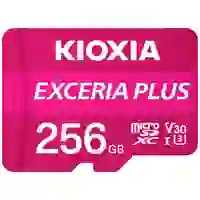 Kioxia EXCERIA PLUS microSDXC-Karte 256GB A1 Application Performance Class, UHS-I, v30 Video Speed Class A1-Leistungsstandard Kioxia EXCERIA PLUS microSDXC-Karte 256GB A1 Application Performance Class, UHS-I, v30 Video Speed Class A1-Leistungsstandard