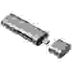 PNY R-TC-UA-3N1E01-RB Lecteur de carte mémoire externe USB-C® USB 3.2 (Gen 1) métallique