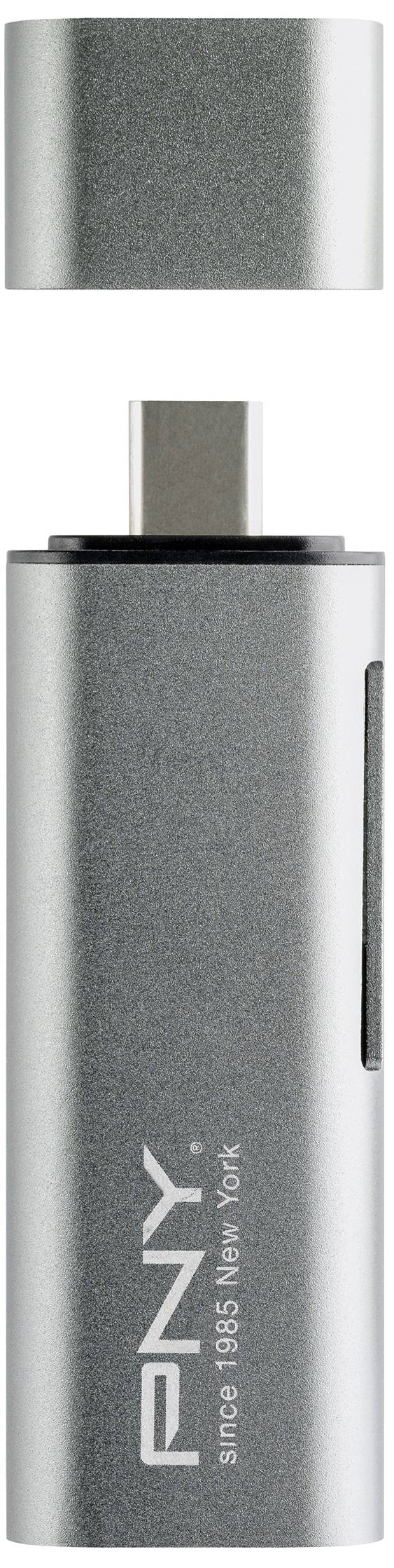 PNY R-TC-UA-3N1E01-RB Externer Speicherkartenleser USB-C® (USB 3.2 Gen 1) Metallic