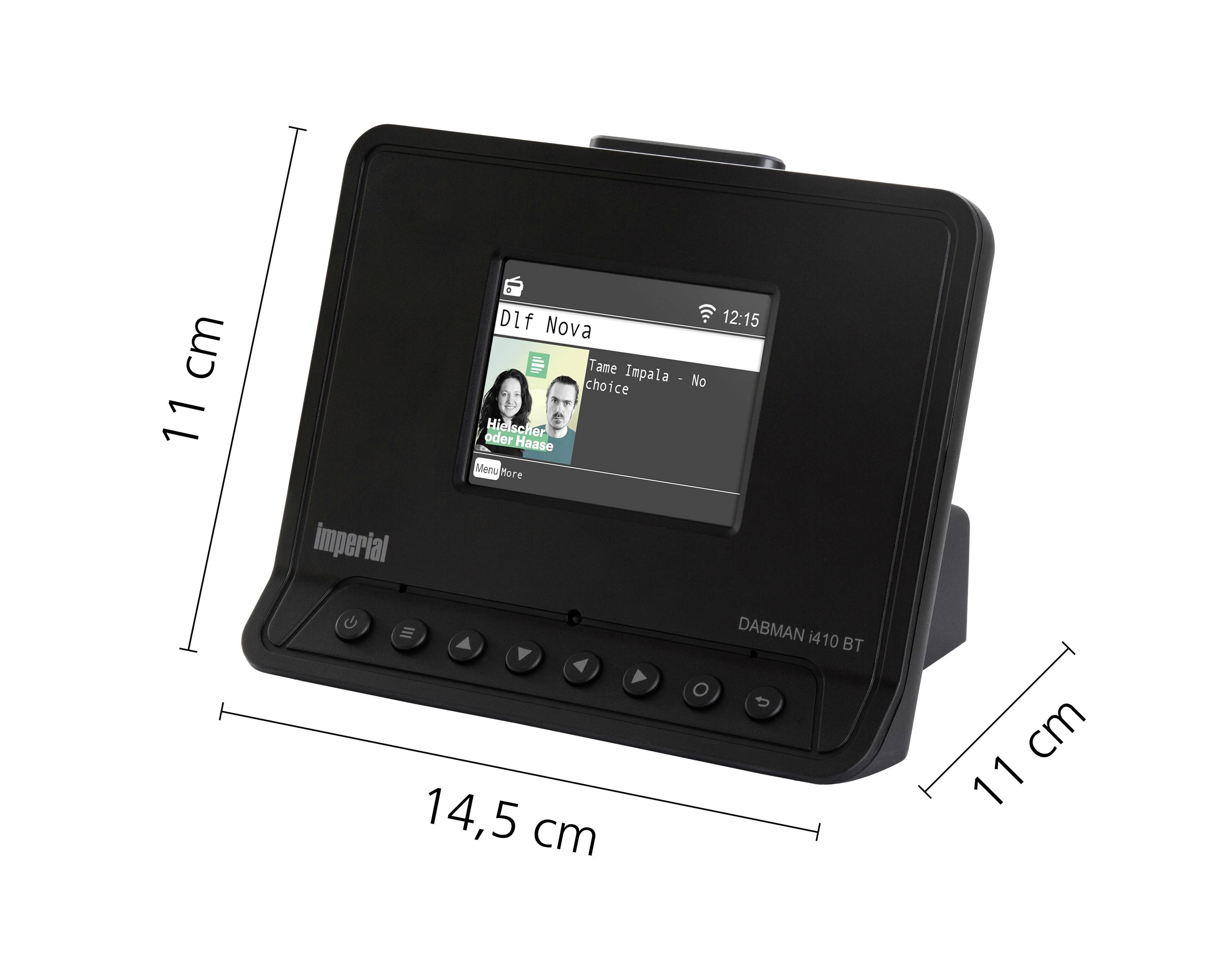 Imperial DABMAN i410 BT HiFi-Tuner Schwarz Bluetooth®, DAB+, Internetradio, WLAN, USB