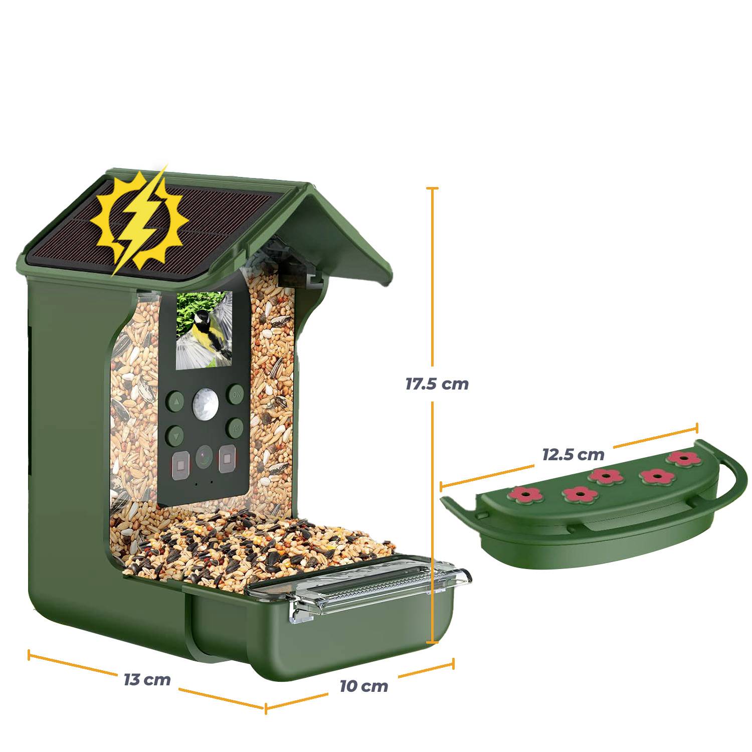 Easypix BirdyCam Wildkamera mit Futterspender Grün