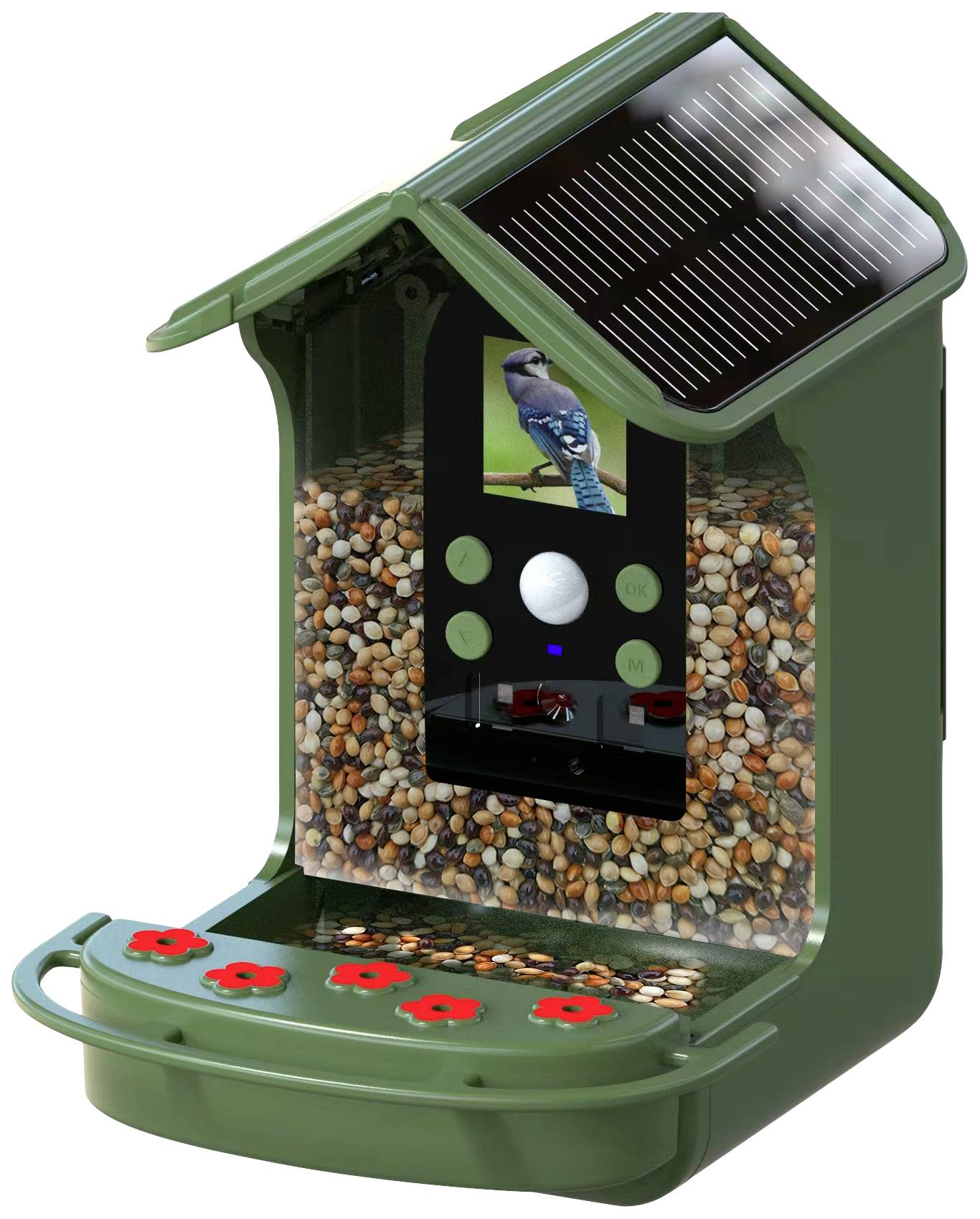 Easypix BirdyCam Wildkamera mit Futterspender Grün