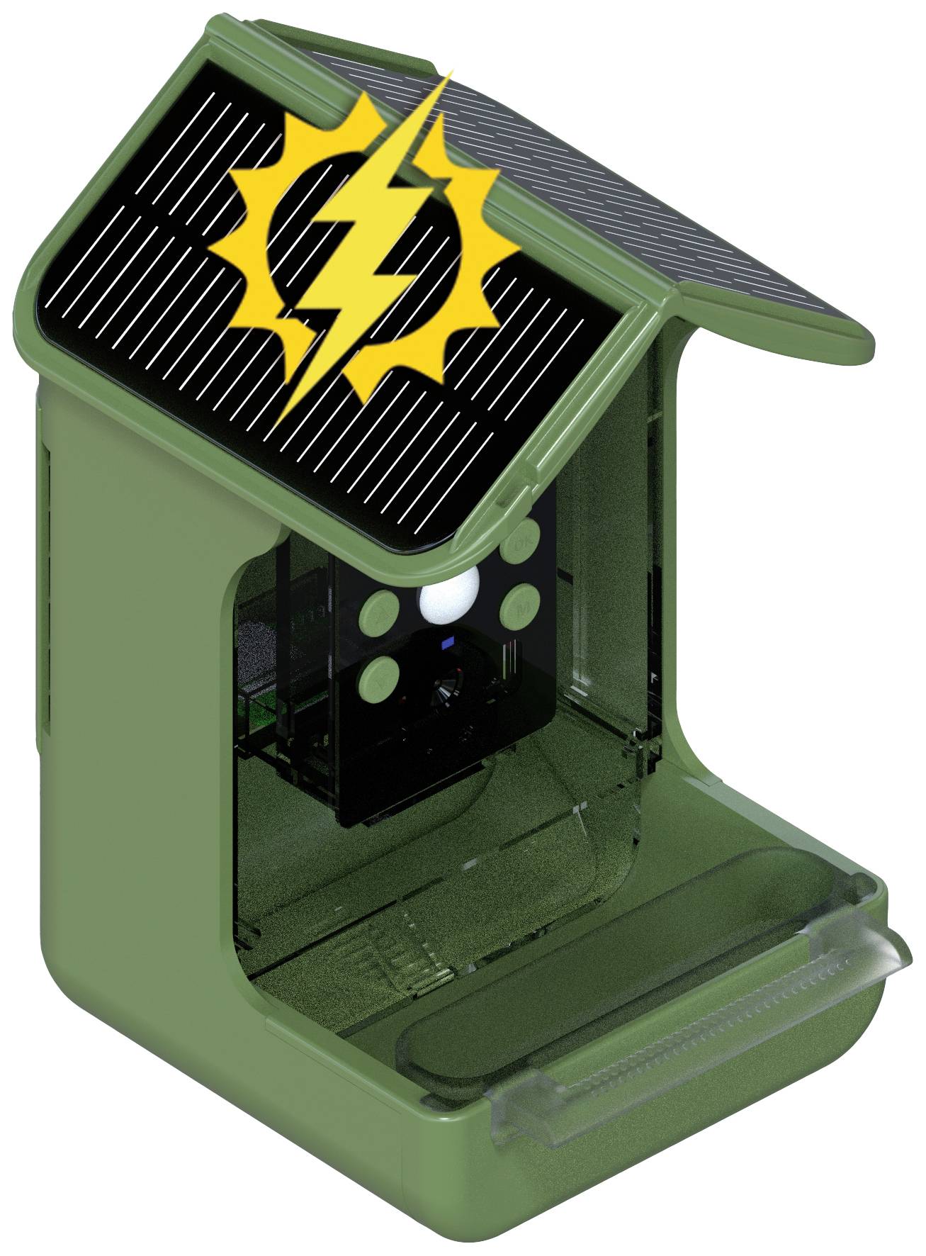 Easypix BirdyCam Wildkamera mit Futterspender Grün