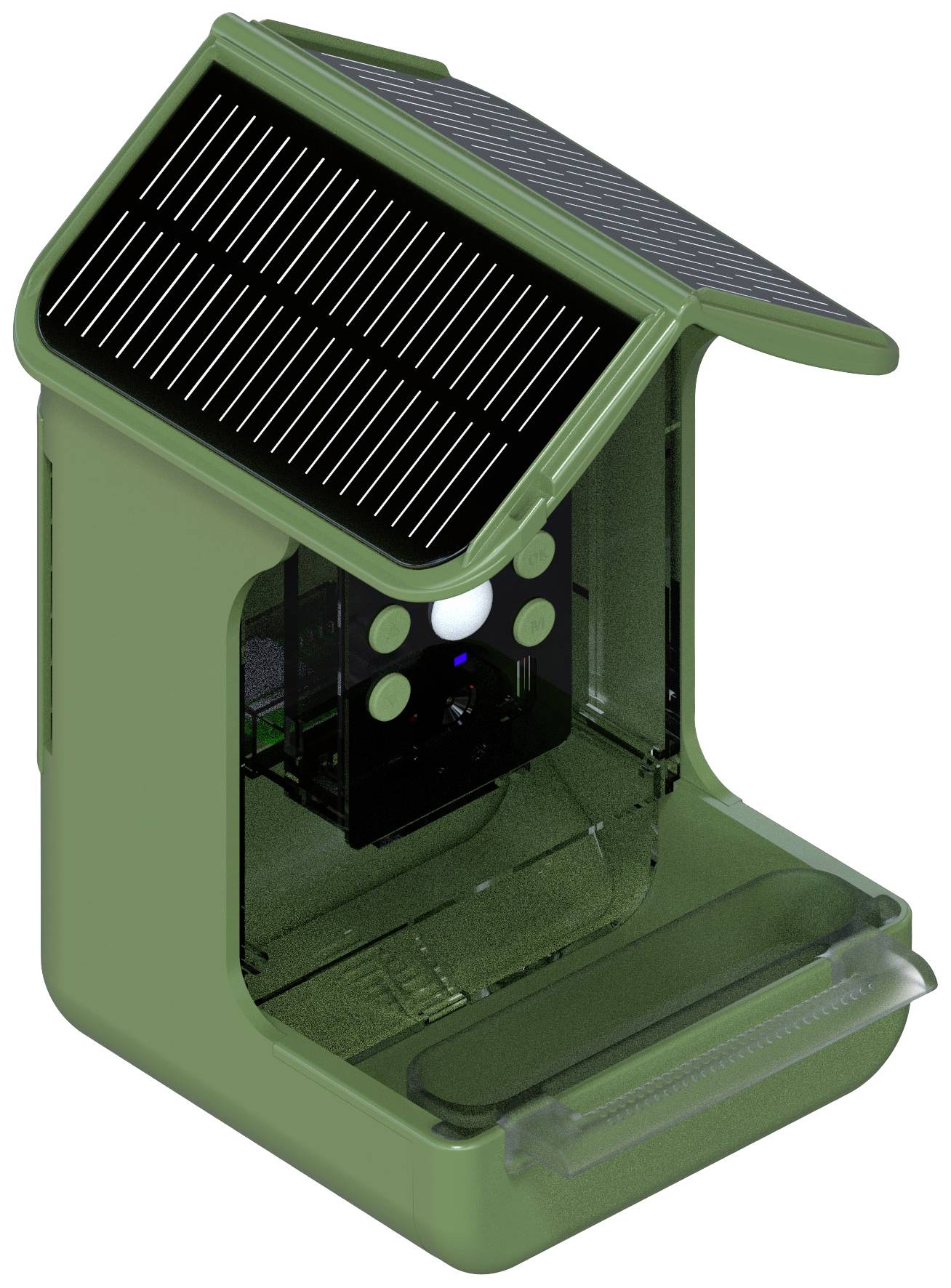 Easypix BirdyCam Wildkamera mit Futterspender Grün