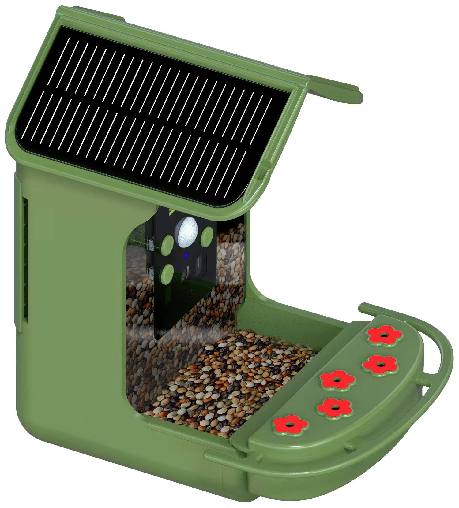 Easypix BirdyCam Wildkamera mit Futterspender Grün