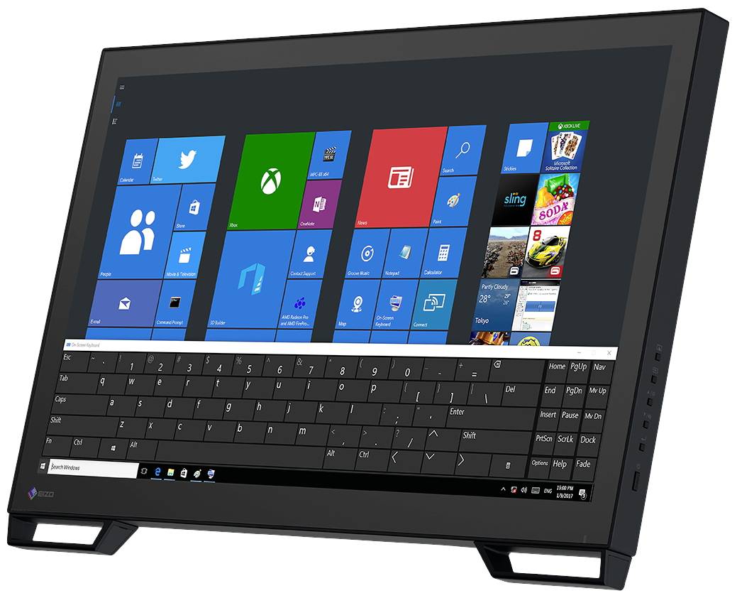 EIZO FDF2382WT-BK LED-Monitor EEK F (A - G) 58.4 cm (23 Zoll) 1920 x 1080 Pixel 16:9 11 ms DisplayP