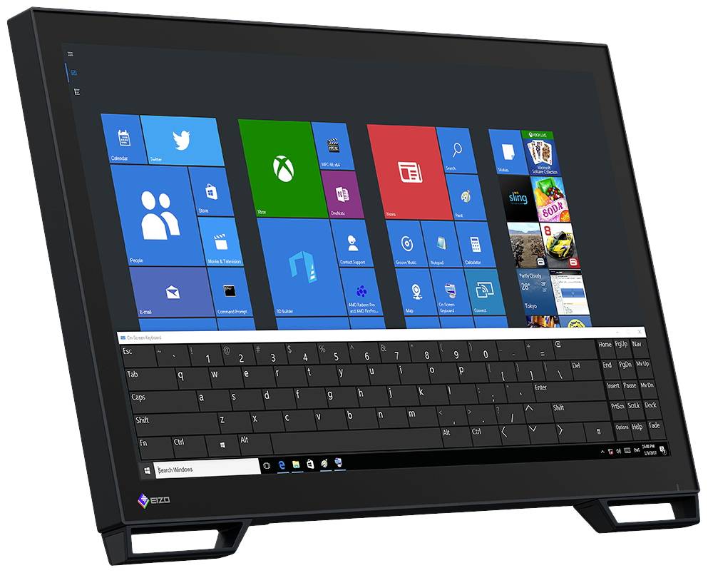 EIZO FDF2382WT-BK LED-Monitor EEK F (A - G) 58.4 cm (23 Zoll) 1920 x 1080 Pixel 16:9 11 ms DisplayP