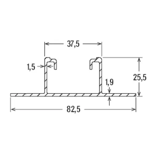 Fischer 512195 SolarFlat Blechdach 400 AL Dachschiene Fischer 512195 SolarFlat Blechdach 400 AL Dachschiene