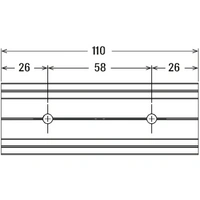 Fischer 567186 SolarMetal Blechdach EPDM 110 AL Dachschiene Fischer 567186 SolarMetal Blechdach EPDM 110 AL Dachschiene