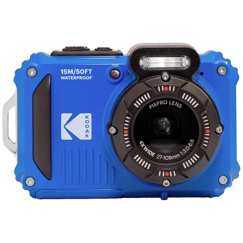Kodak Pixpro WPZ2BL Digitalkamera 15 Megapixel Opt. Zoom: 4 x Blau inkl. Akku, inkl. Blitzgerät Bil