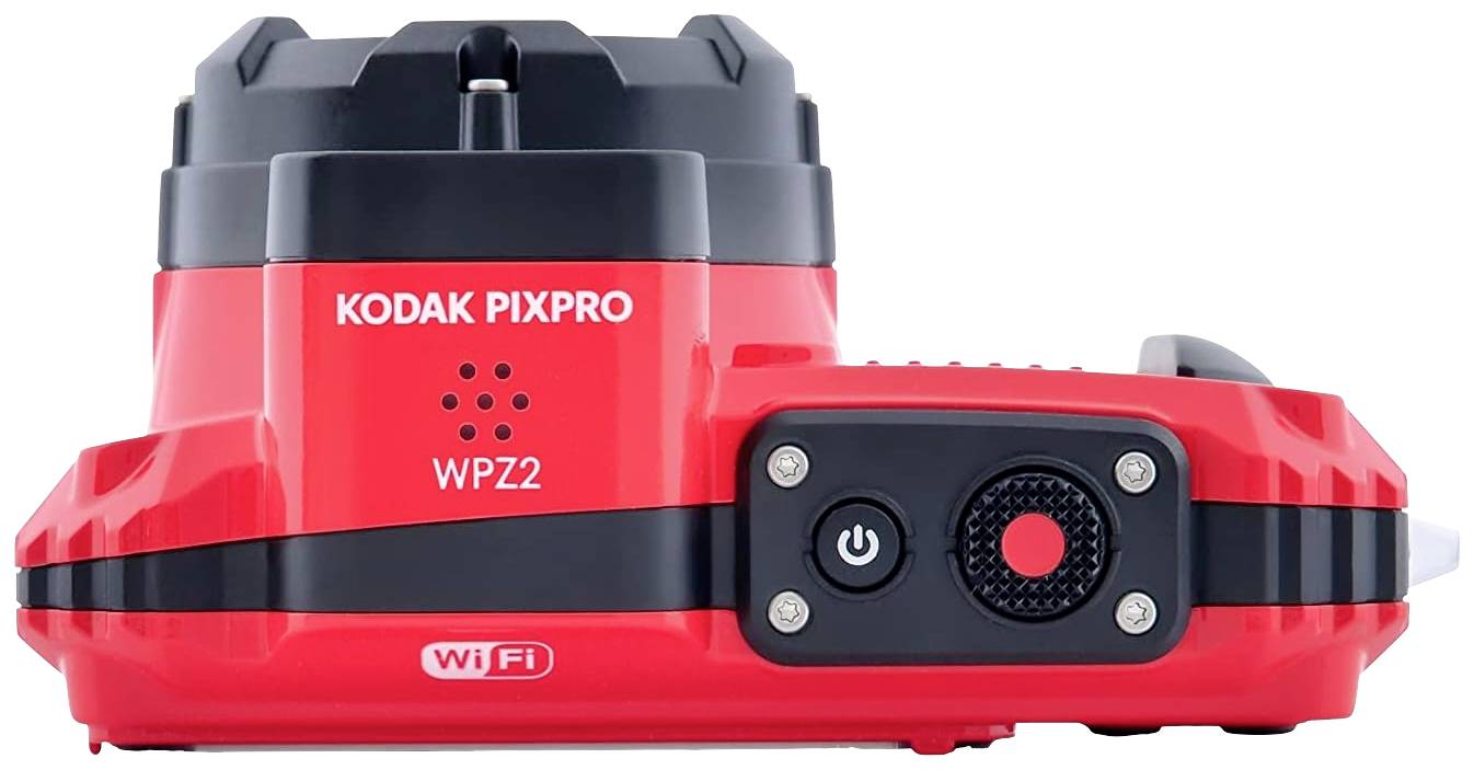 Kodak Pixpro WPZ2RD Digitalkamera 15 Megapixel Opt. Zoom: 4 x Rot inkl. Akku, inkl. Blitzgerät Bildstabilisierung, WiFi