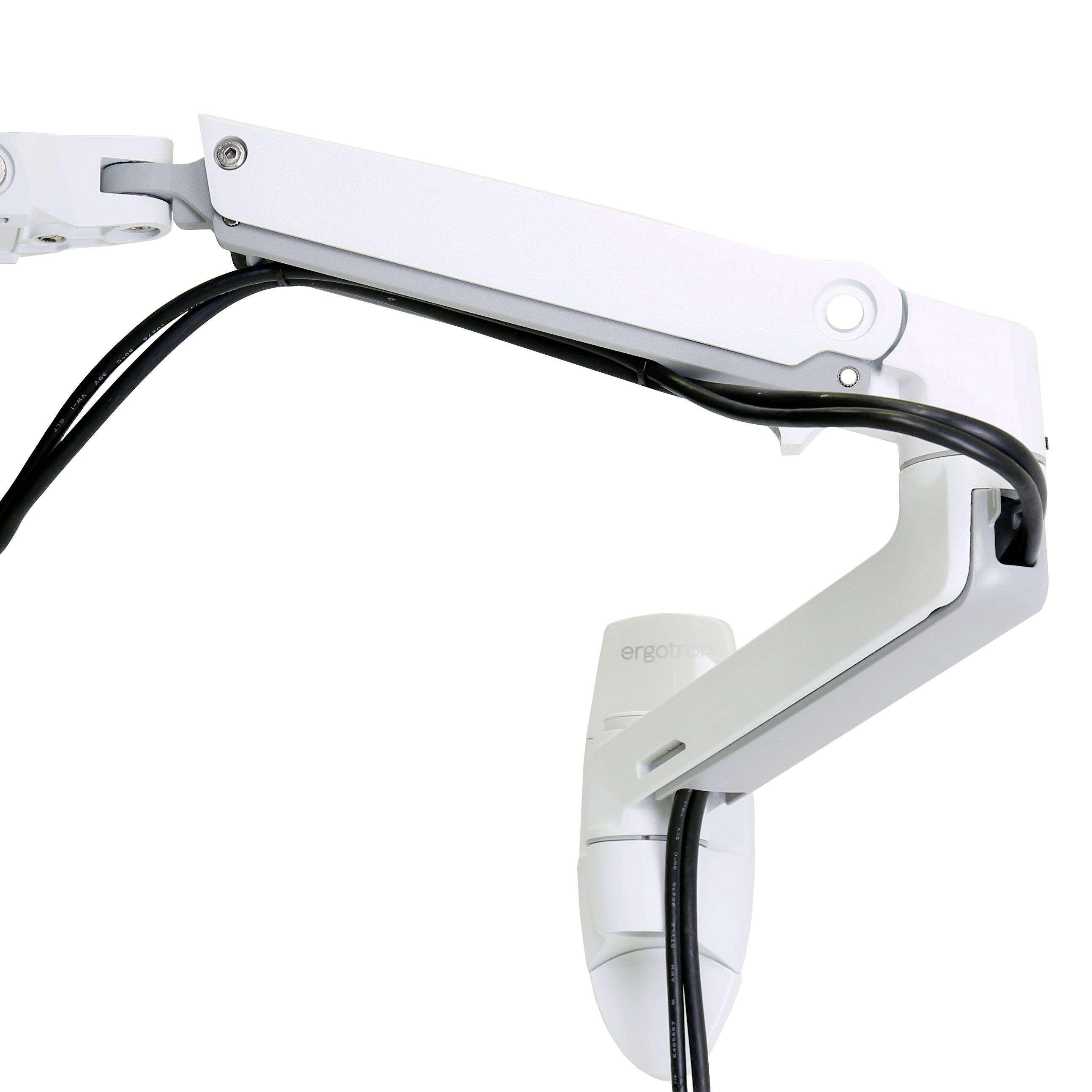 Ergotron Monitor-Wandhalterung LX 1 Display(s) 86,4cm (34") Weiß Höhenverstellbar, Neigbar, Schwenkbar, Rotierbar