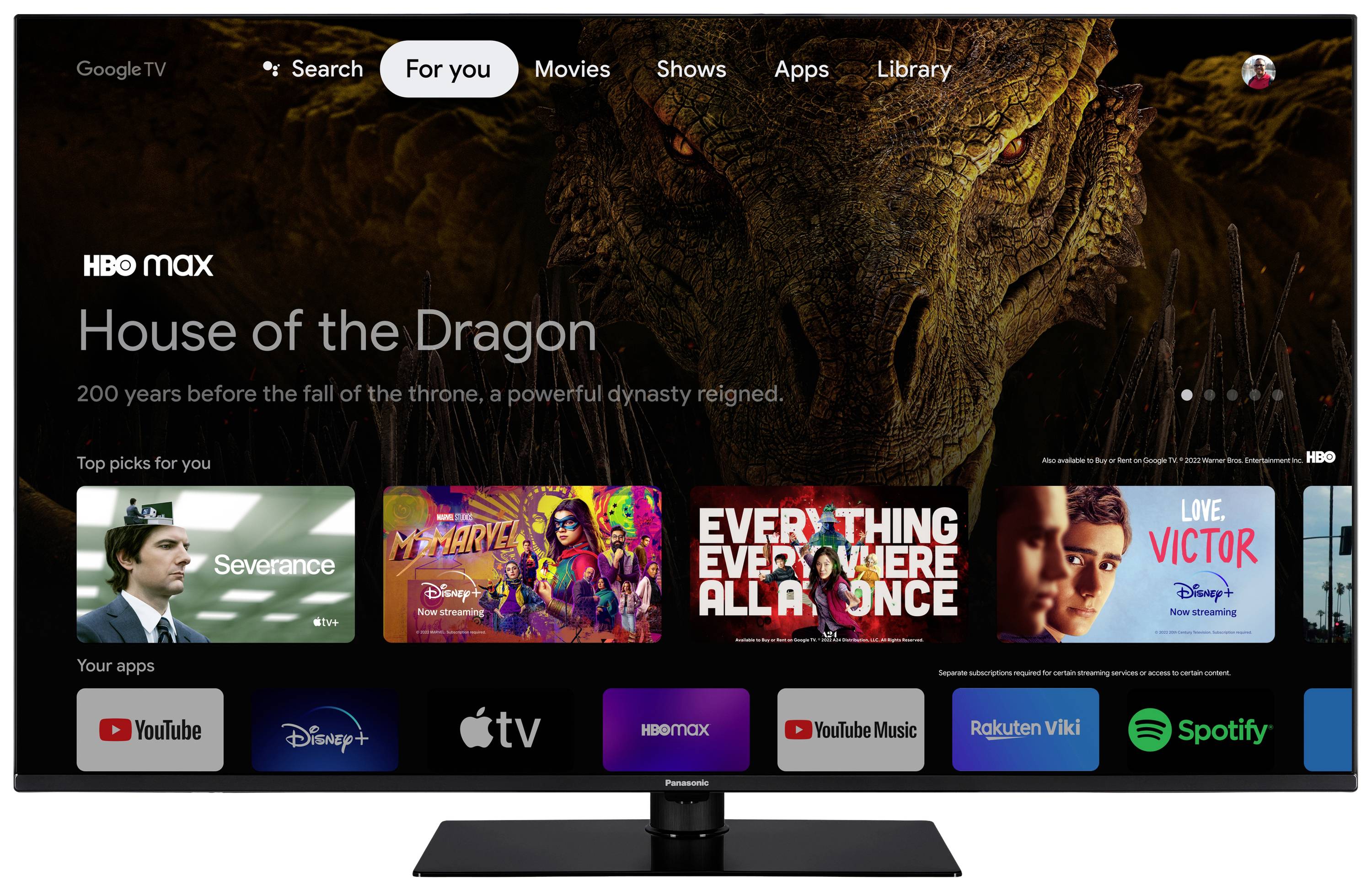 Panasonic TX-50MX700E LED-TV 126cm 50 Zoll EEK E (A - G) CI+, DVB-C, DVB-S, DVB-S2, DVB-T, DVB-T2, Full HD, Smart TV, UHD, WLAN