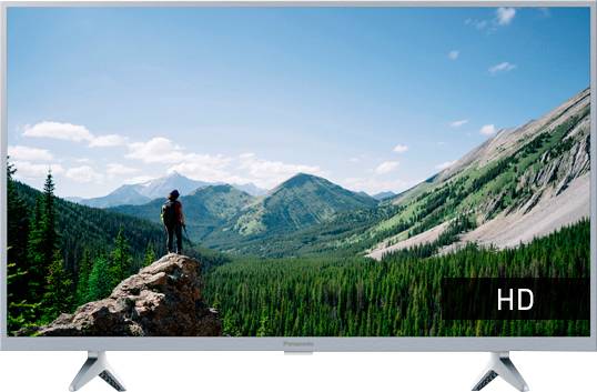 Panasonic TX-32MSW504S LED-TV 81 cm 32 Zoll EEK F (A - G) CI+, Smart TV, WLAN, DVB-C, DVB-S2, DVB-T, DVB-T2, HD ready Silber