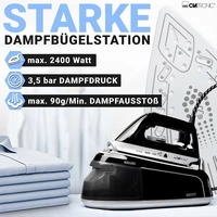 Clatronic DBS 3749 263999 Dampfbügelstation 2400 W Schwarz Clatronic DBS 3749 263999 Dampfbügelstation 2400 W Schwarz
