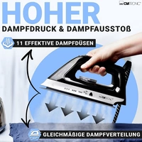Clatronic DBS 3749 263999 Dampfbügelstation 2400 W Schwarz Clatronic DBS 3749 263999 Dampfbügelstation 2400 W Schwarz