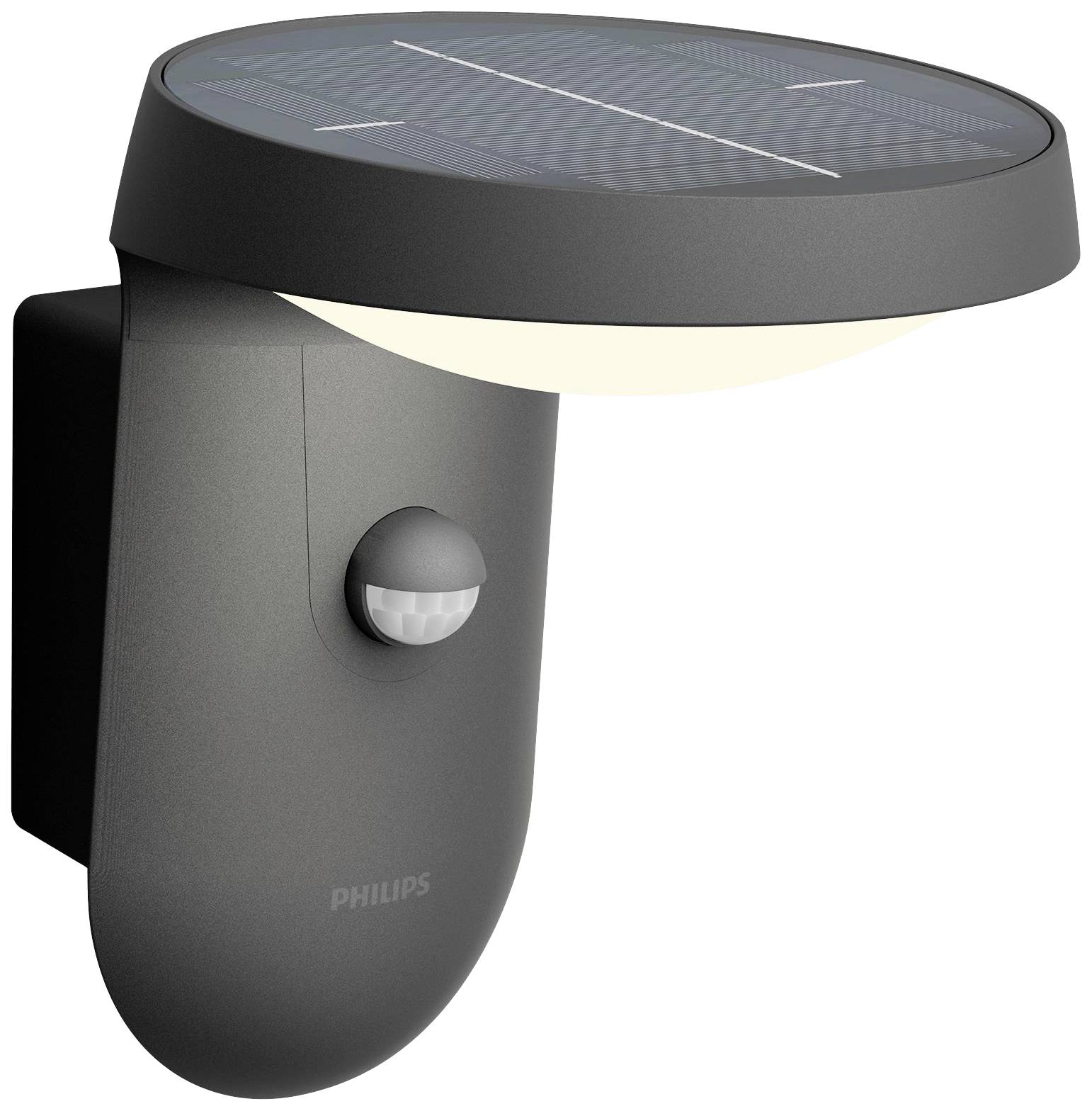 Philips LED Tyla 8719514476912 Solar-Außenwandleuchte LED 1.2W Anthrazit