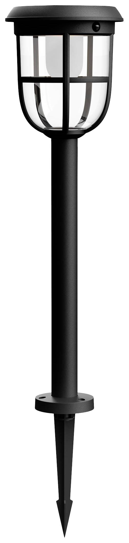 Philips LED 8720169267213 Radii Solar-Außenstandleuchte mit Bewegungsmelder LED 1.3 W Schwarz