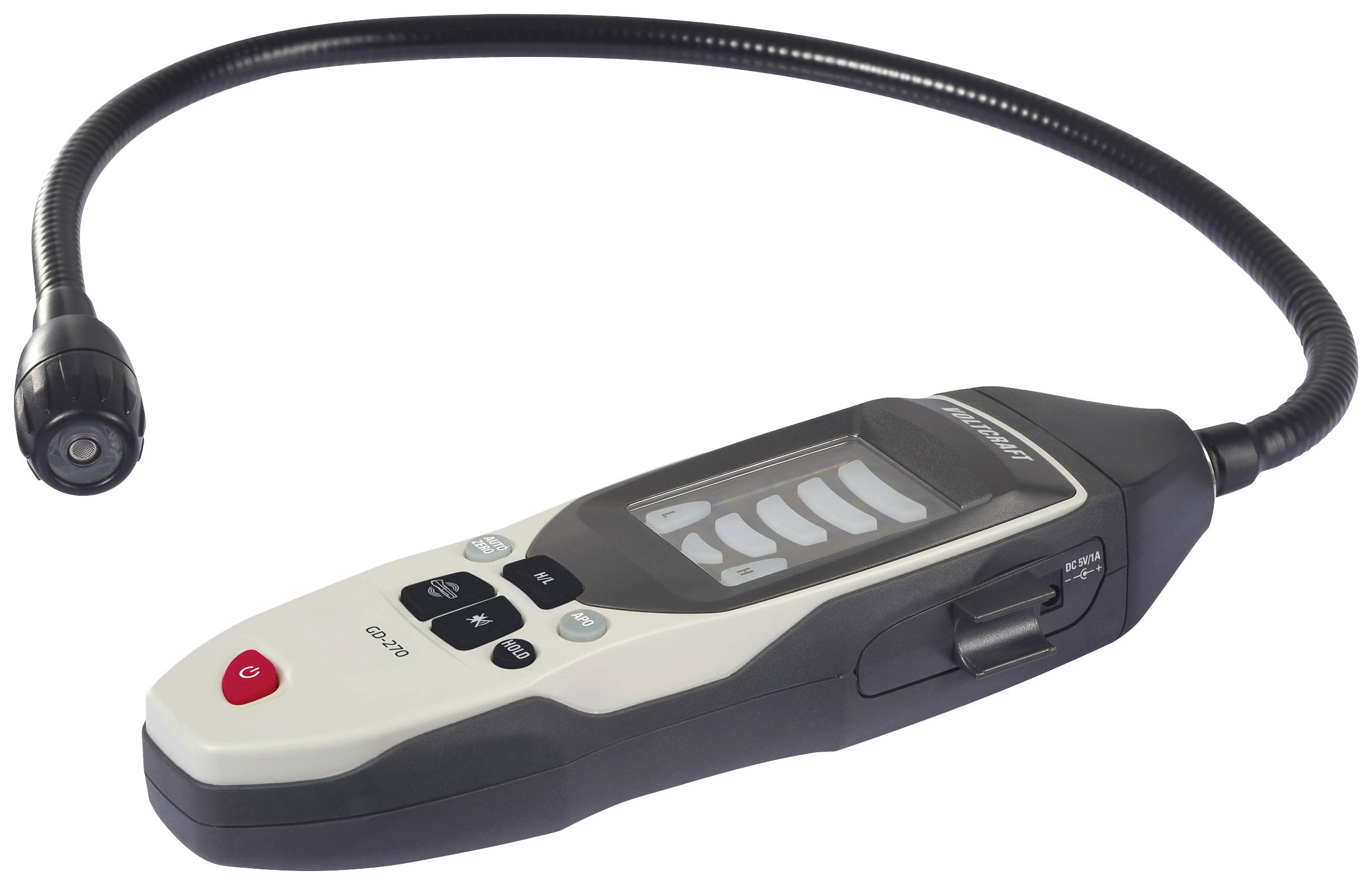 VOLTCRAFT Gasleck-Detektor GD-270 Methan, Wasserstoff, Propan, Ethylen, Ethan, Hexan, Benzol, Iso-B