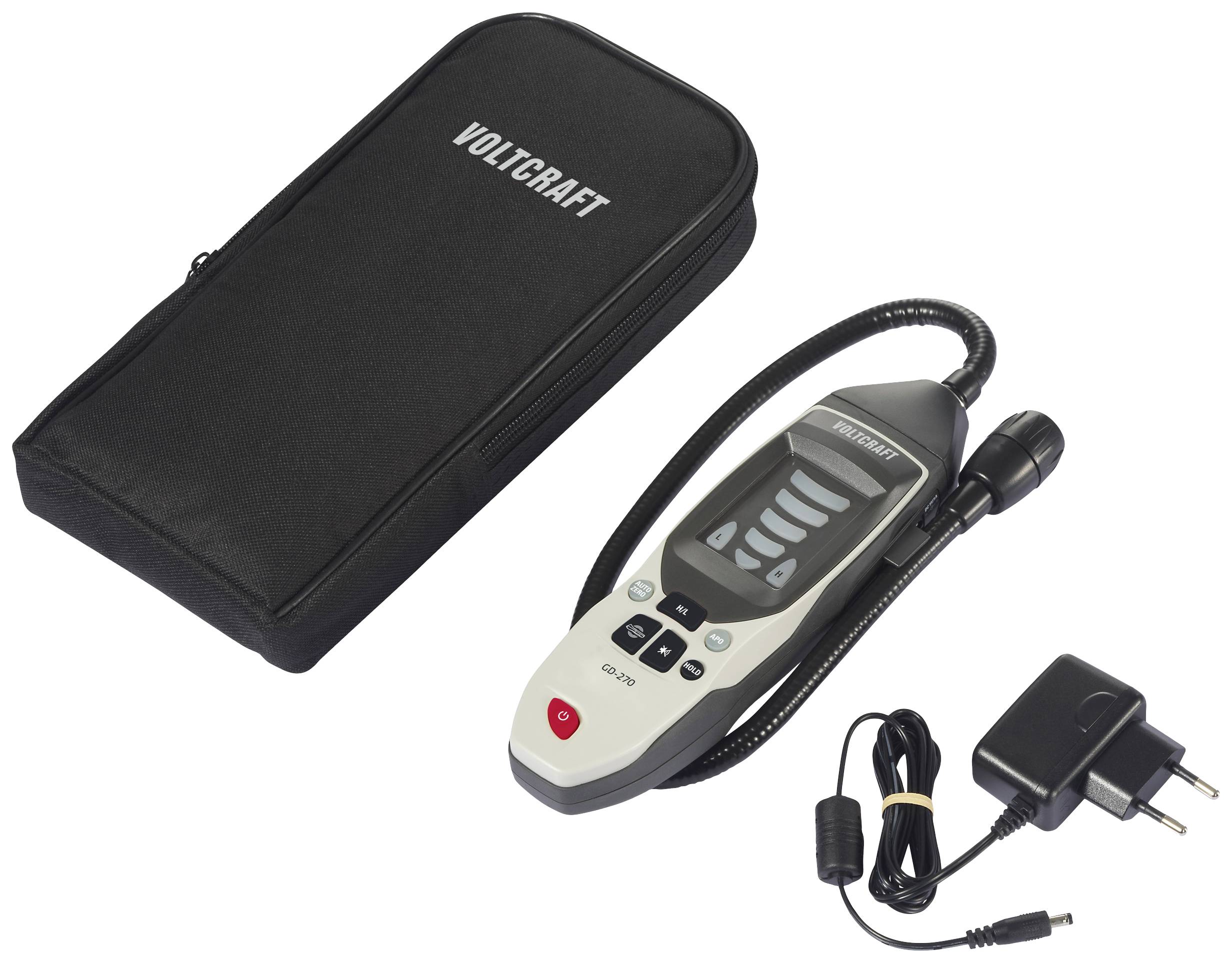 VOLTCRAFT Gasleck-Detektor GD-270 Methan, Wasserstoff, Propan, Ethylen, Ethan, Hexan, Benzol, Iso-B