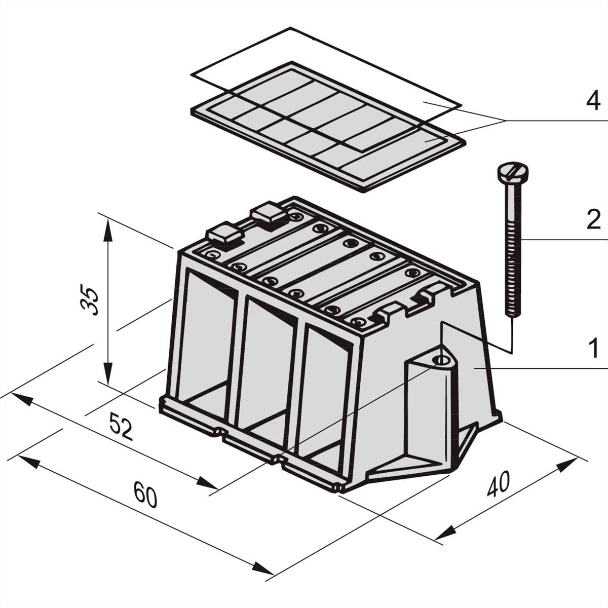 NVent SCHROFF 20100013 Bezeichnungsschild