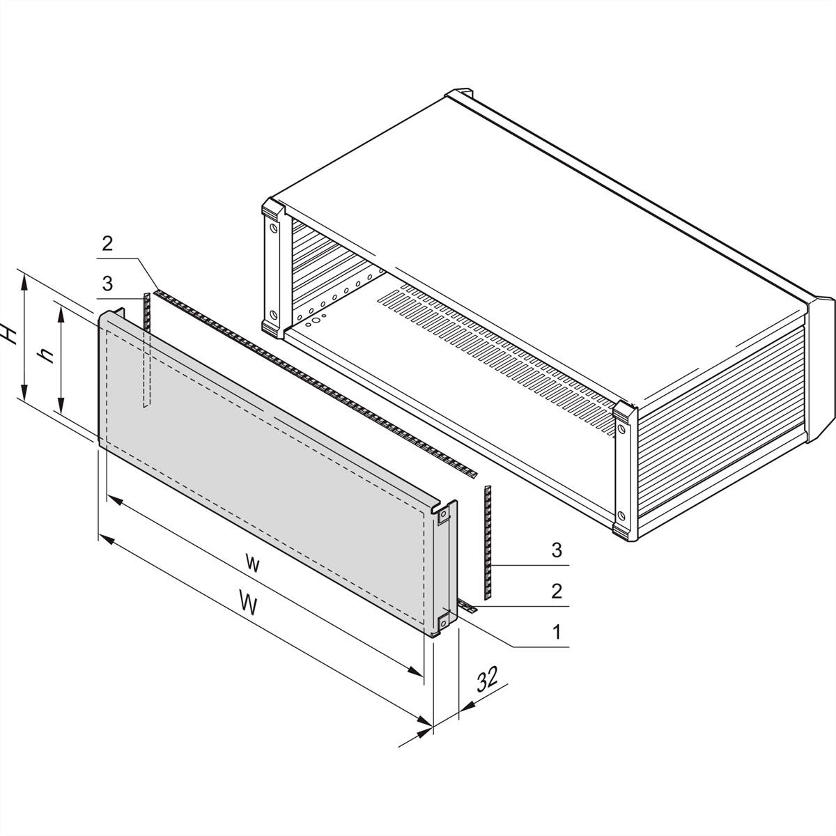 NVent SCHROFF 24576249 Rückwand