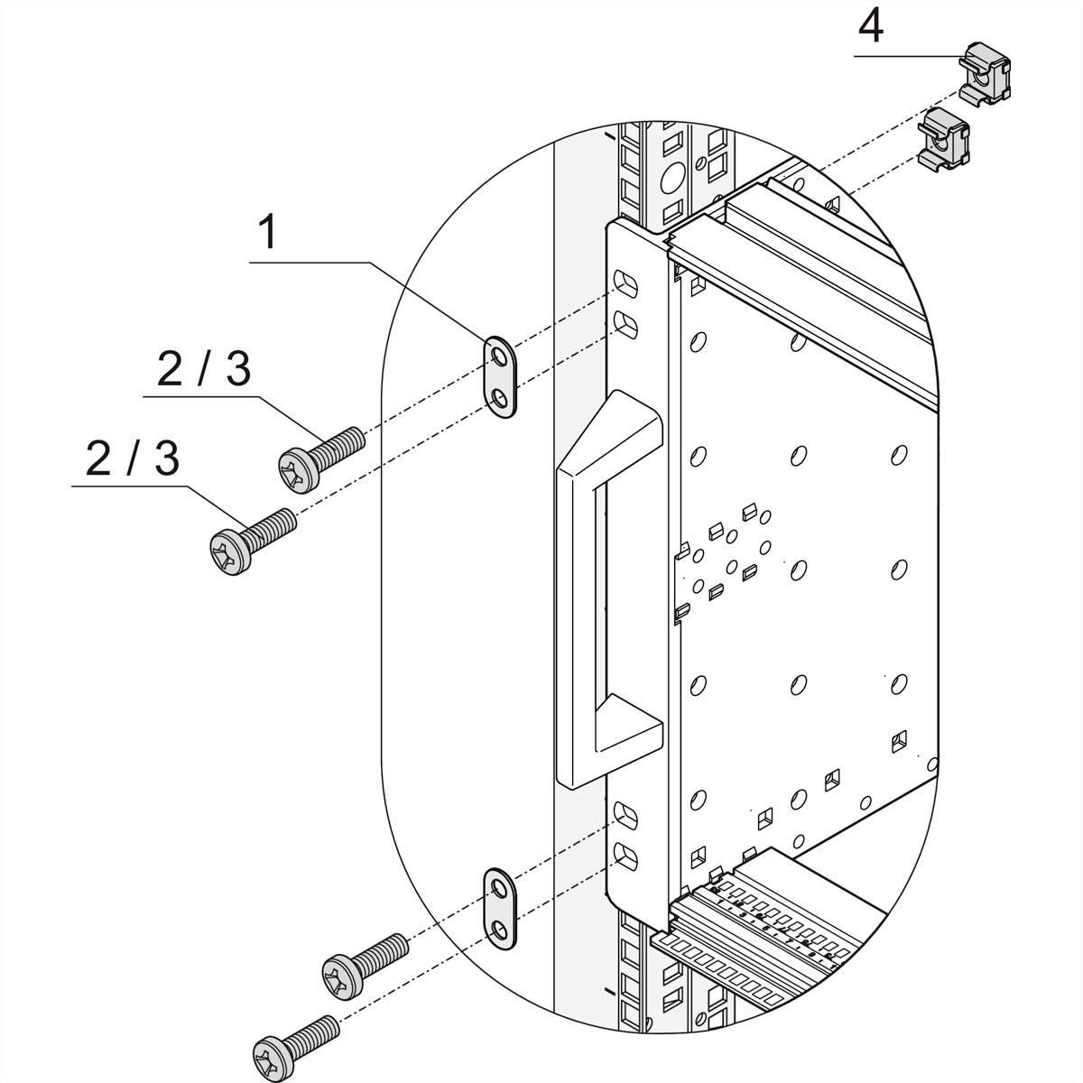 NVent SCHROFF 24566109 Befestigungssatz