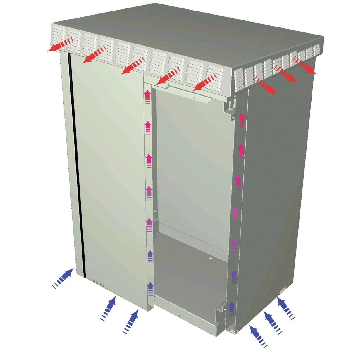NVent SCHROFF 11249005 Outdoor-Schrank 700 x 1100 x 500 1St.