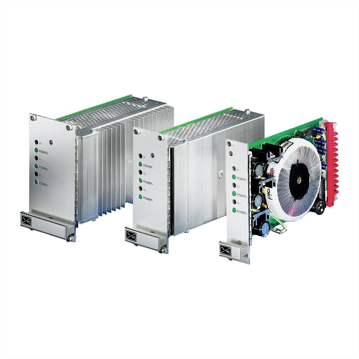 NVent SCHROFF PSK 312 19 Zoll Netzgerät AC/DC Linearregler Triple, 7 - 39W