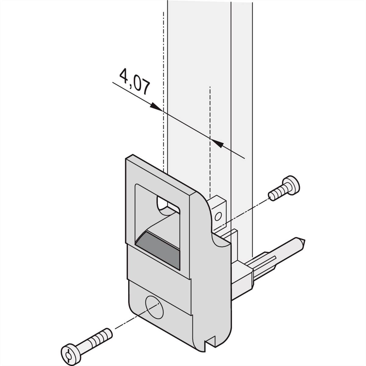 NVent SCHROFF 20817663 IET-Griff 1St.