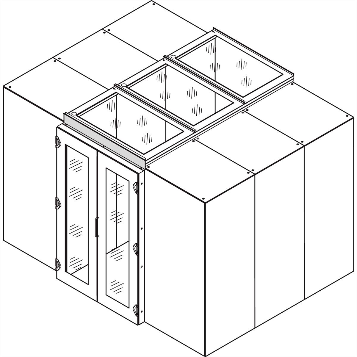 NVent SCHROFF 21130613 Türabdeckmaske 1St.