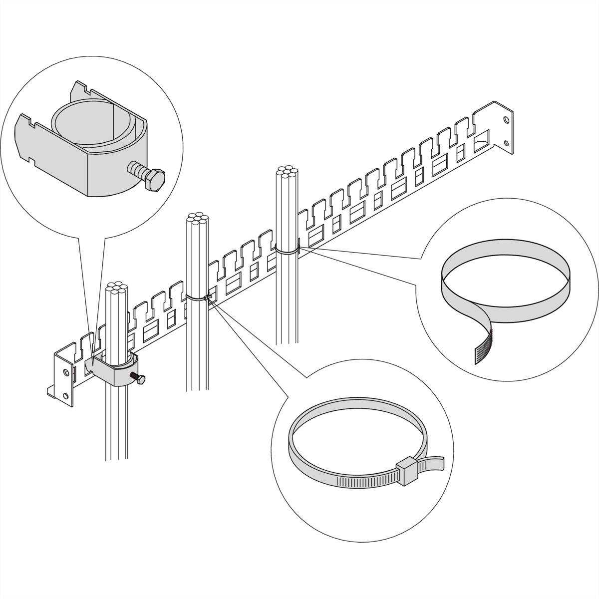 NVent SCHROFF 21236090 Kabelabfangschiene 1St.