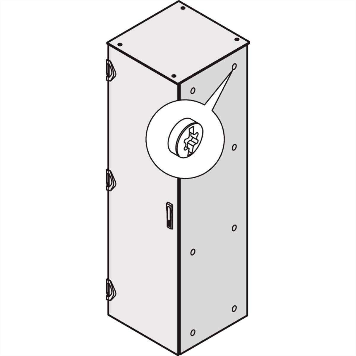 NVent SCHROFF 22130009 Seitenwand 1St.